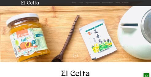 Website El Celta diseñado por Keiv Studio
